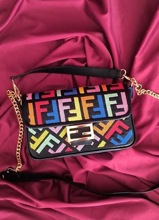 Fendi baguette black