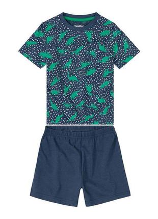 Летняя пижама, домашний костюм для мальчика футболка и шорты на 2-4 и 4-6 лет lupilu
