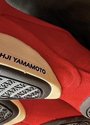 Червоні замшеві кеди / спортивні черевики y-3, adidas та yohji yamamoto10 фото