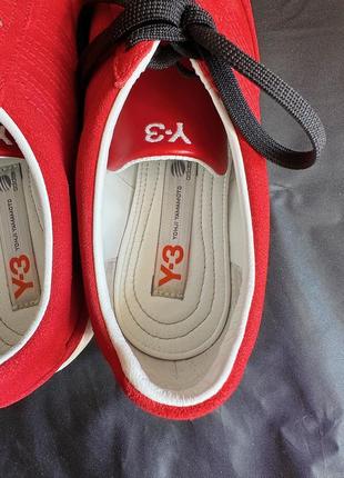 Червоні замшеві кеди / спортивні черевики y-3, adidas та yohji yamamoto3 фото