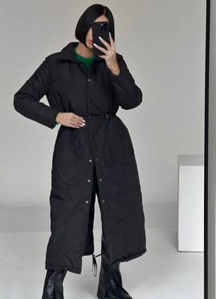 Пальто длинное тренч куртка со съемной жилеткой8 фото