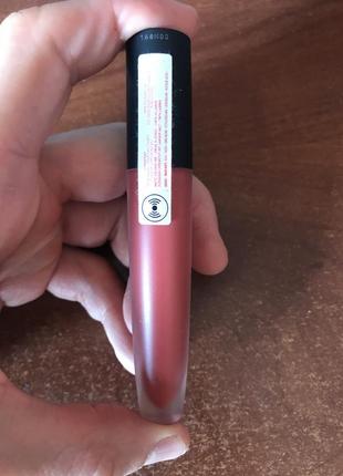 Жидкая стойкая матовая помада-тинт для губ l'oreal paris rouge signature liquid matte lipstick 139 adored, 7 мл2 фото