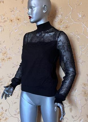 Гольф с кружевом m-l