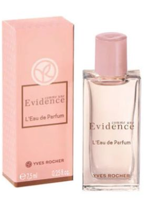 Парфюмированная вода Comme une evidence, mon evidence yves rocher 7, 5 мл.  yves rocher
