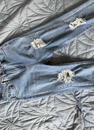 Рваные джинсы скинни2 фото
