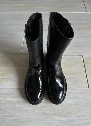 Сапоги кожаные