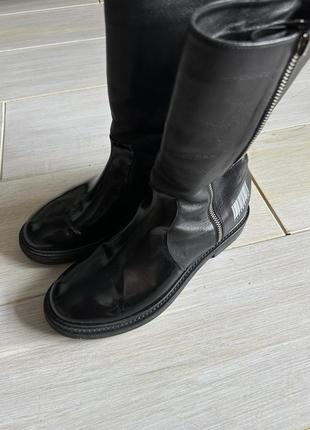 Сапоги кожаные4 фото