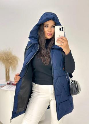 Удлинённая женская жилетка