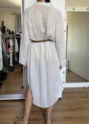 Льняна сорочка туніка max mara weekend4 фото