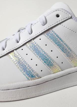 Оригінальні шкіряні кеди adidas superstar / від 37 1/3 по 39 1/3 eu4 фото