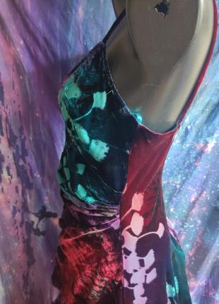 Оригінальна сукня сарафан з шовкового оксамиту велюру debut2 фото