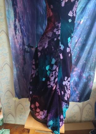 Оригінальна сукня сарафан з шовкового оксамиту велюру debut4 фото