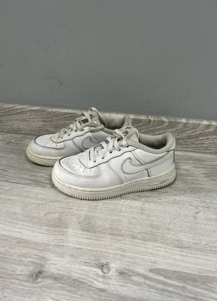 Кожаные детские кроссовки nike air force 1 mid