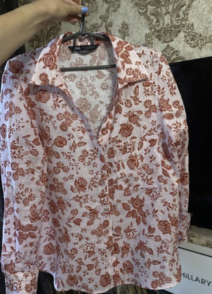 Блуза з льону2 фото