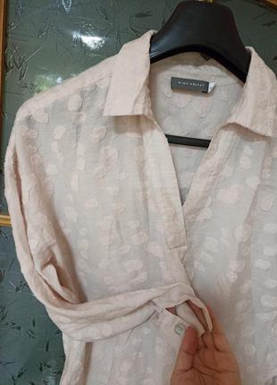 Нежная жаккардовая блуза от mint velvet,p. m6 фото