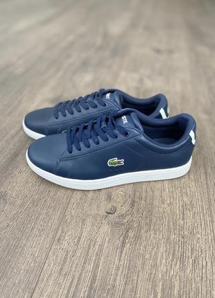 Кроссовки кожаные оригинал lacoste carnaby evo bl 1 sfa2 фото