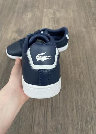 Кроссовки кожаные оригинал lacoste carnaby evo bl 1 sfa7 фото