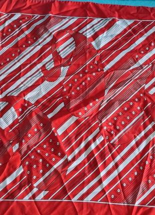 Хустка платок бандана 75×75 см червоний