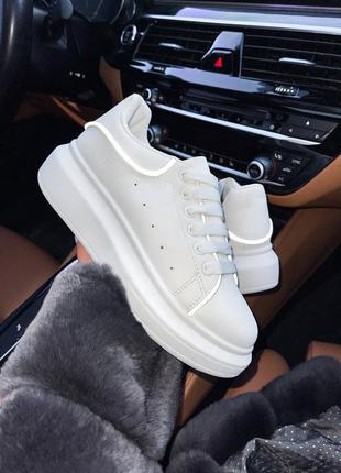 Alexander Mcqueen white кроссовки