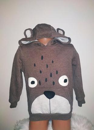 Худі з капюшоном на флісі tu 3-4/98-104 новий без бірки