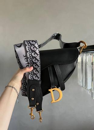 Сумка женская dior saddle black