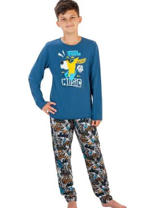 Бавовняна підліткова піжама скейт, легка яскрава піжама, хлопковая лёгкая пижама подростковая для мальчика7 фото