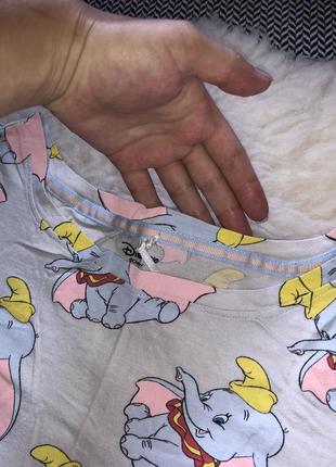 Домашняя пижама костюм набор disney dumbo натуральная хлопковая хлопок9 фото