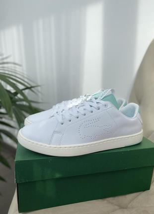 Кроссовки кожные lacoste carnaby evo light размер 42.5 оригинал1 фото