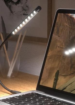 Ліхтарик офісний led із usb виходом s&t чорний