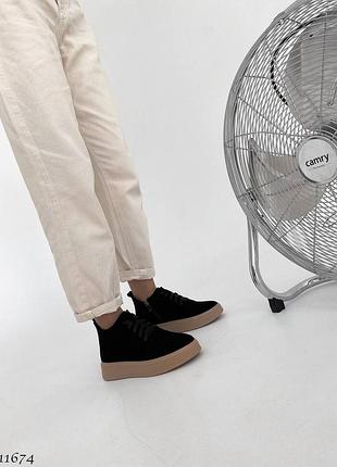 Черевики демі натуральна замша