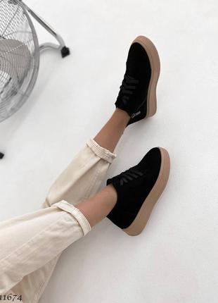 Черевики демі натуральна замша