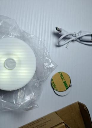 Светильник с аккумулятором, ночник, led, перезаряжаемый,3 фото