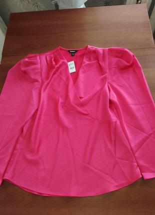Розовая женская американская блузка1 фото