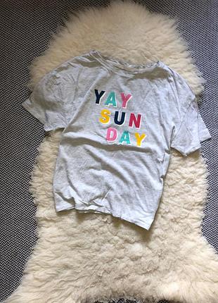 Домашняя футболка для дома пижамная свободная хлопок натуральная хлопковая