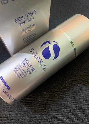 Крем солнцезащитный, бежевый is clinical eclipse perfectint beige spf50+