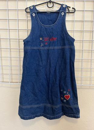 Сарафан джинс