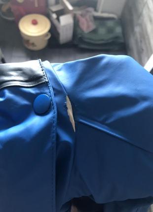 Куртка-ветровка-дождевик на флисе 4-5 лет7 фото