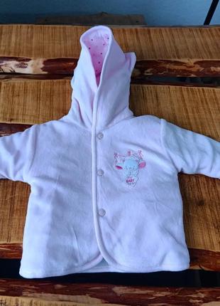 Кофта детская, розовая кофточка