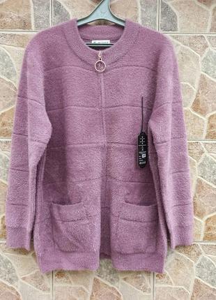 Кофта курточка альпака на замке турция