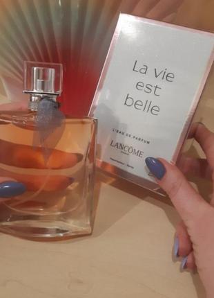Парфюмированная вода lancome la vie est belle ла ви есть бель 100 мл