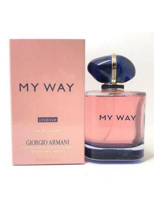 Парфюмированная вода giorgio armani my way intense май вей интенс 90 мл3 фото