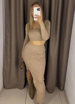 Костюм (топ+спідниця)