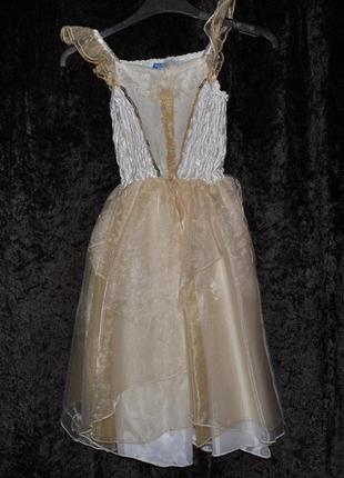 Карнавальное платье ангела, звездочки, 5-6 лет
