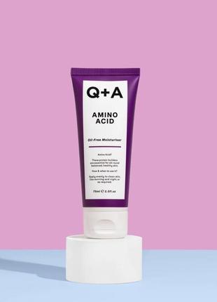 Увлажняющий крем с аминокислотами без масел q+a amino acid oil free moistuiriser, 75 мл