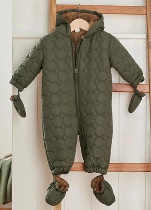 Якісний дитячий теплий комбінезон на плюші від tcm tchibo (чібо), німеччина, 86-92 см