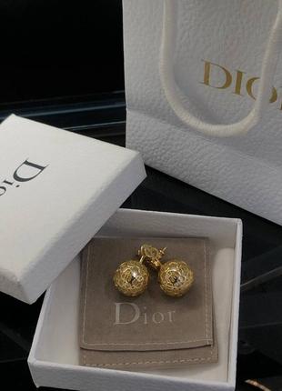 Серьги dior