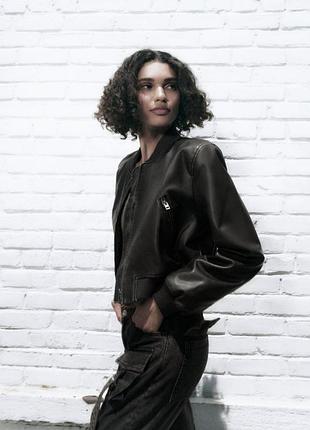 Бомбер zara
