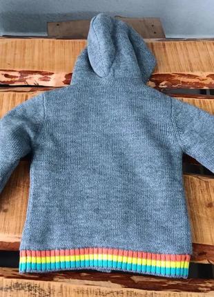 Теплая кофта, плюшевый кардиган 4