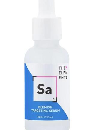 Сироватка для зменшення ознак постакне the elements blemish-targeting serum, 30 мл