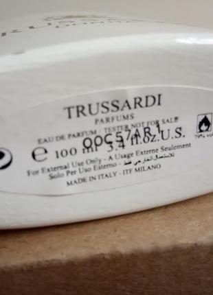 Trussardi donna парфюмированная вода тестер оригинал 75 мл из 100 мл (3/4 флакона)3 фото